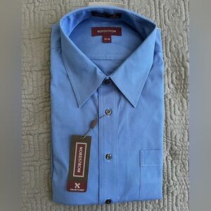 Nordstrom Men's Classic Blue Dress Shirt